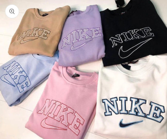 Vintage embroidery Nike sweatshirts