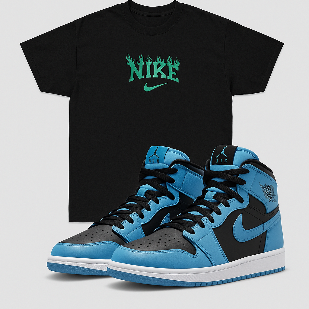 Nike AJ1 Sneakers + Free Tee Combo